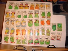 Vintage advertising 1970 Jolly Green Giant card game like Old Maid cards