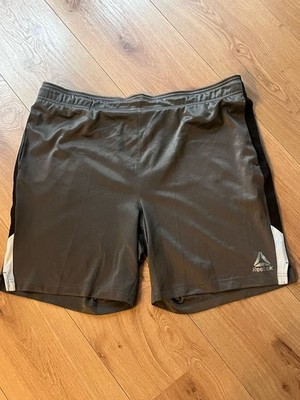 Reebok Sportshorts Schwarz Weiß Gr. XL Training Fitness Laufshorts