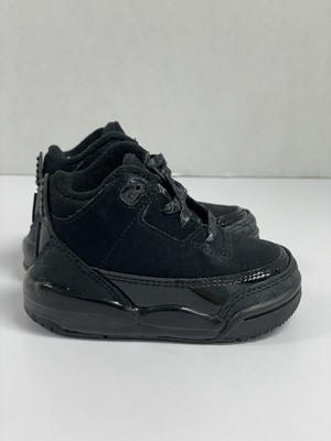 all black jordans size 3