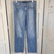 Calvin Klein Classic Straight Jeans Size 8 Mid Rise Vintage Wash 29x30