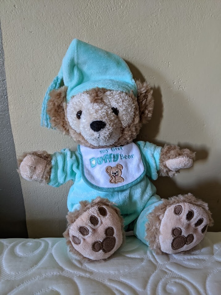 Baby's First Duffy Bear in Pajamas Disney 13