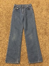 Vtg Levi s 315 White Tab Youth Size 12 Cotton Denim Blue Jeans A4