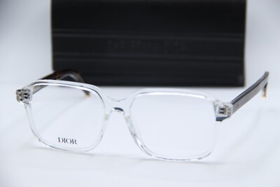 NEW CHRISTIAN DIOR NEODIORO S2I 8500 CLEAR AUTHENTIC EYEGLASSES W/CASE 56-16