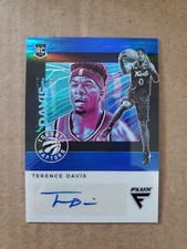 2019-20 Chronicles Flux Terence Davis Blue Prizm Rookie RC Auto #/25 Kings