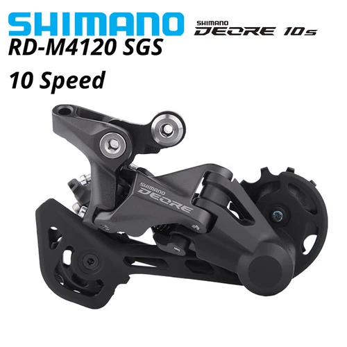 Shimano Deore RD-M4120 SGS 10/11 Speed Mountain Bicycle Rear Derailleur M5120 - Picture 2 of 9