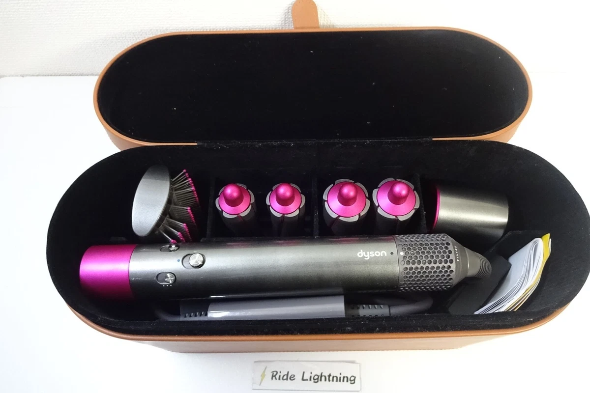Dyson Airwrap Volume+Shape HS01 Hair Styler Curling Nickel Fuchsia