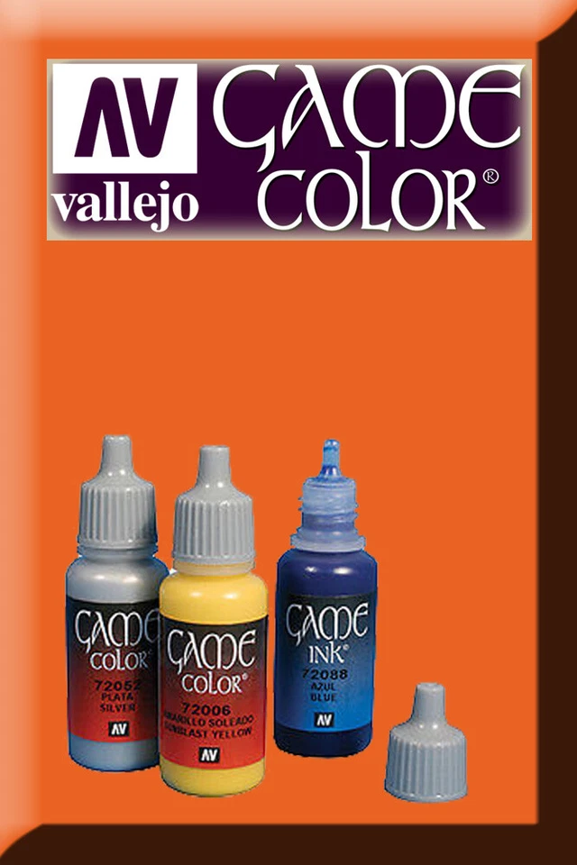 Game Color Orange Fire 72008 Acrylic Paint VALLEJO