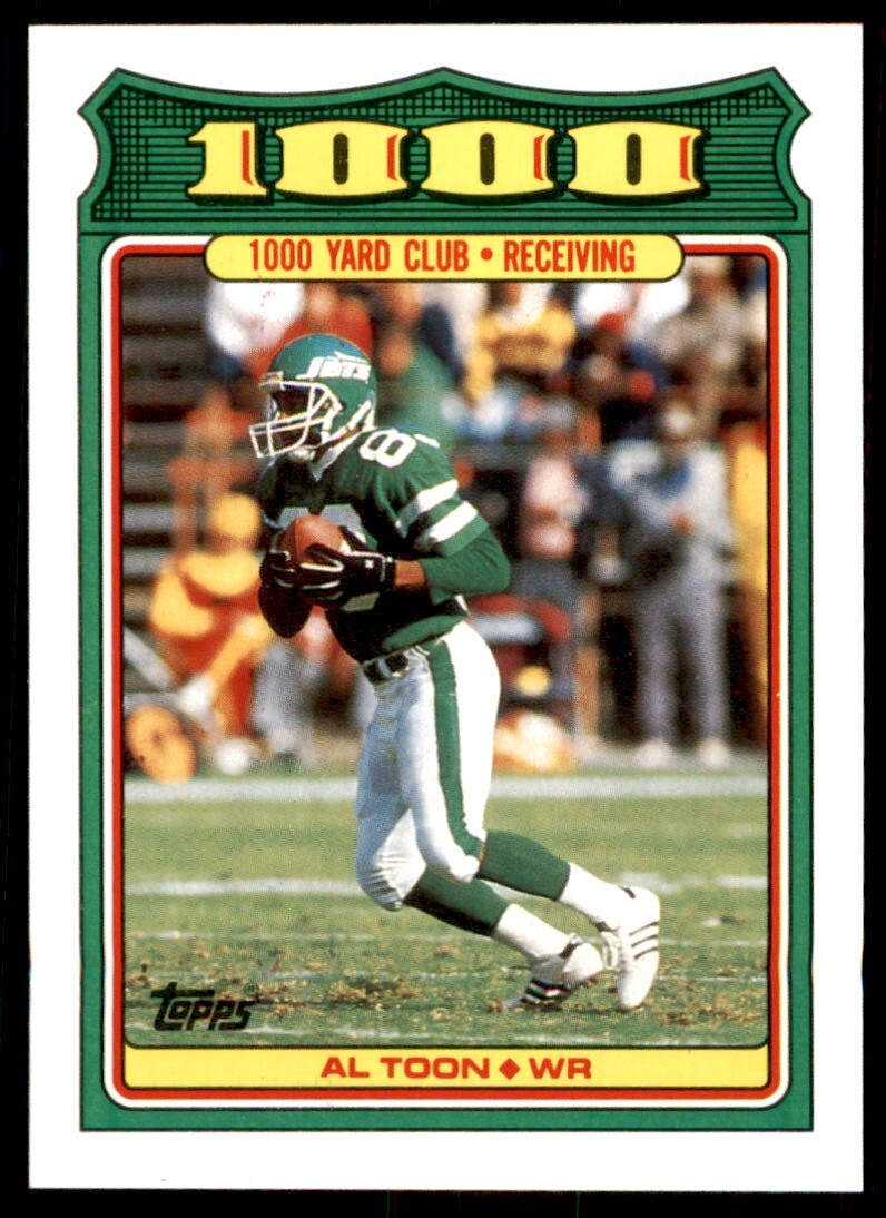 1988 Topps 1000 Yard Club Al Toon New York Jets #9