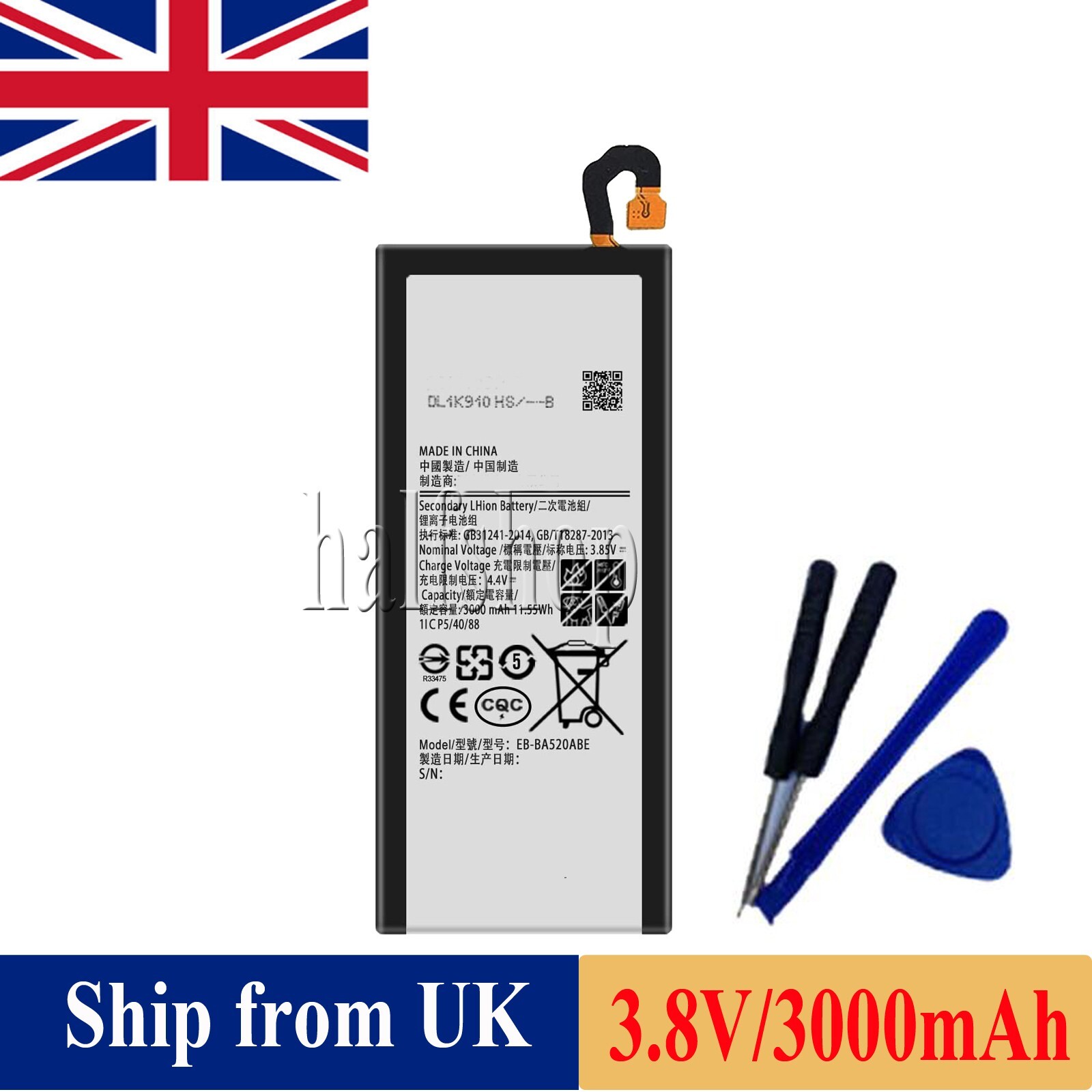 Battery For Samsung Galaxy A5 2017 A520 3000mAh Replacement EB-BA520ABE