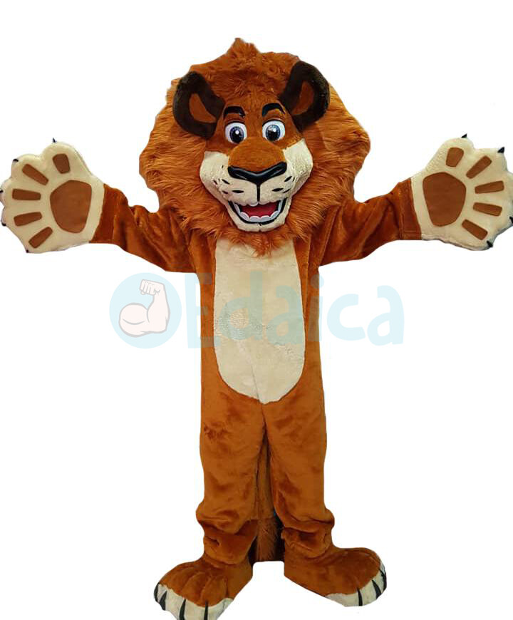 Costume Leone Per Adulti E Bambini - Set Con Cerchietto Orecchie, Coda E Adesivo Faccia - Per Carnevale E Halloween