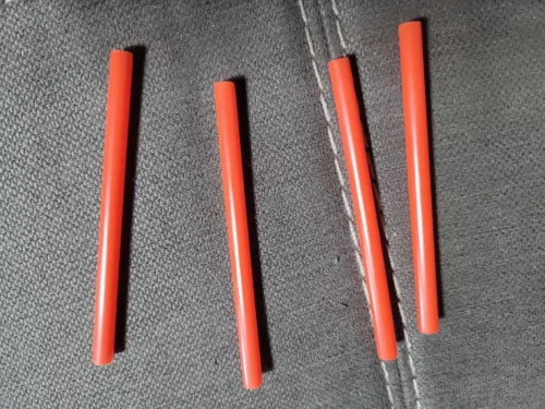 1977 Riviton 300 Master Set-Game Parts- 4 Red 4" Tubes only! FOR PARTS