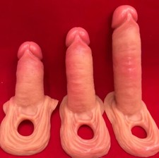 Male Cock Girth Enlarger Enhancer Penis Extension Extender Sheath Sleeve Men US