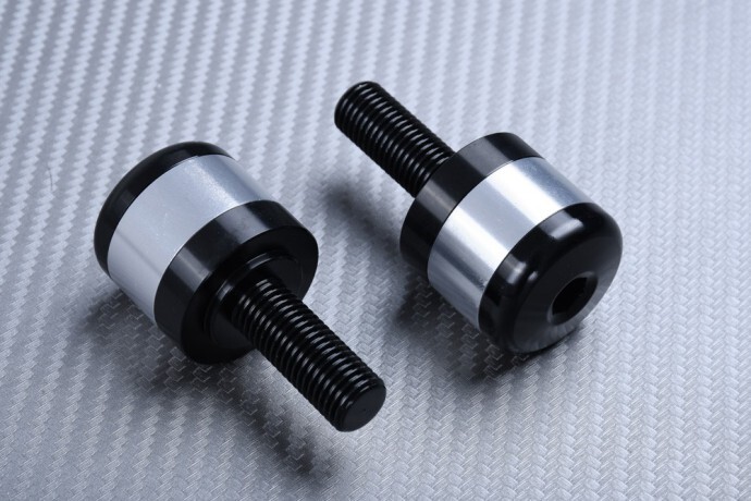 Embouts de guidon alu Ø31mm pour BMW R Nine T 2014-2019 au design épuré