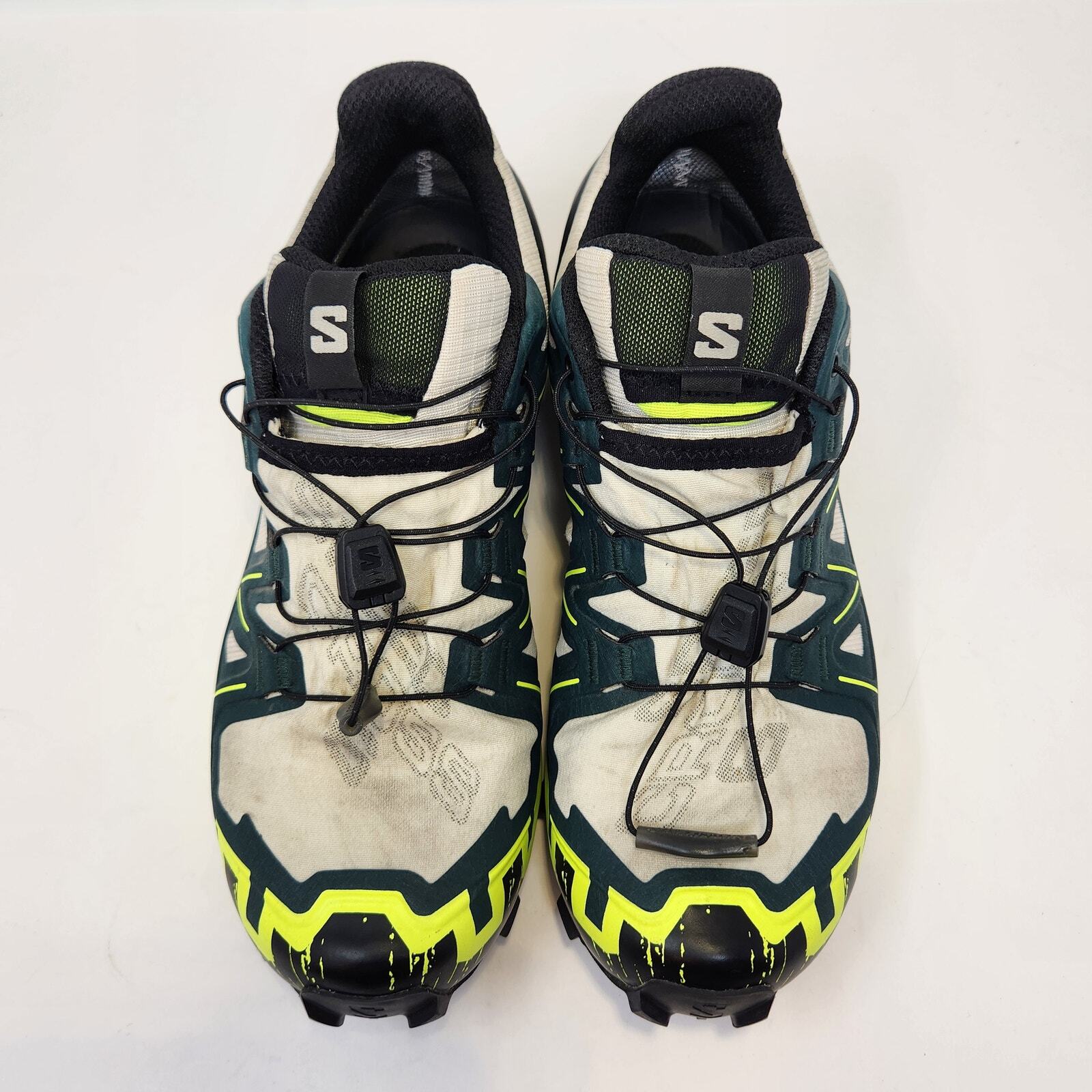 Scarpe da trail running Salomon Speedcross 6 GTX da uomo taglia 6 nere verdi bianche