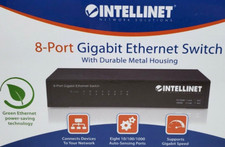 INTELLINET  8-PORT GIGABIT ETHERNET SWITCH  NOS  530347 HUB LAN NETWORK RARE US