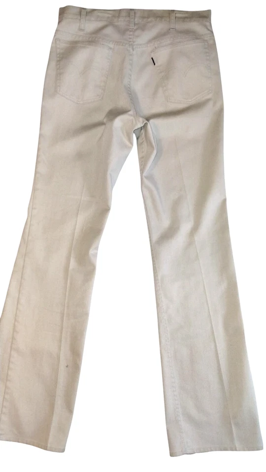 Pantalones Levi's Vintage Etiqueta Negra Dorado "BIG E" STA-PREST Tostado Claro Tiro Alto 36X36 Foto 3 de 4