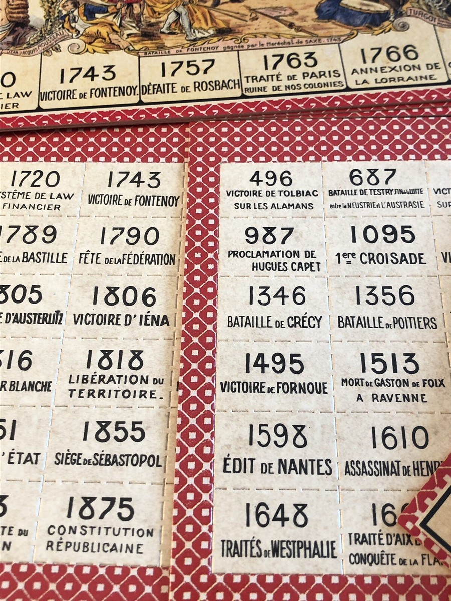ANCIEN JEU DE loto XIX ème Loto Caricature incomplet état abimé