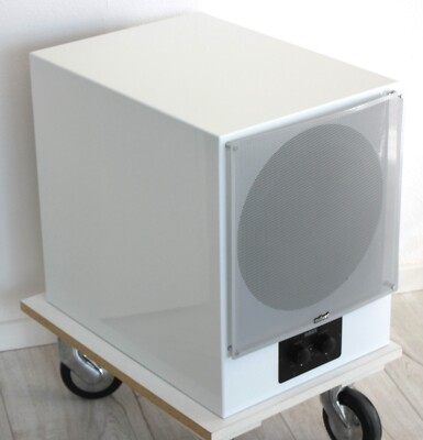 Nubert nuLine AW-1000 Aktiver Subwoofer  in weiß Hochglanz mit Fernbedienung