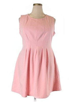 white christmas dresses Women's Everyday Smiles Ribbed Cami Maxi Dress in Light Pink main image 1