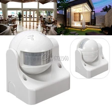 Outdoor 180 Degree PIR Motion Movement Security Sensor Detector Switch 12 Meter