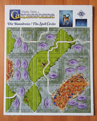 Nebel über Carcassonne - Zauberkreise | Mini Erweiterung | Neu | Englische Regeln