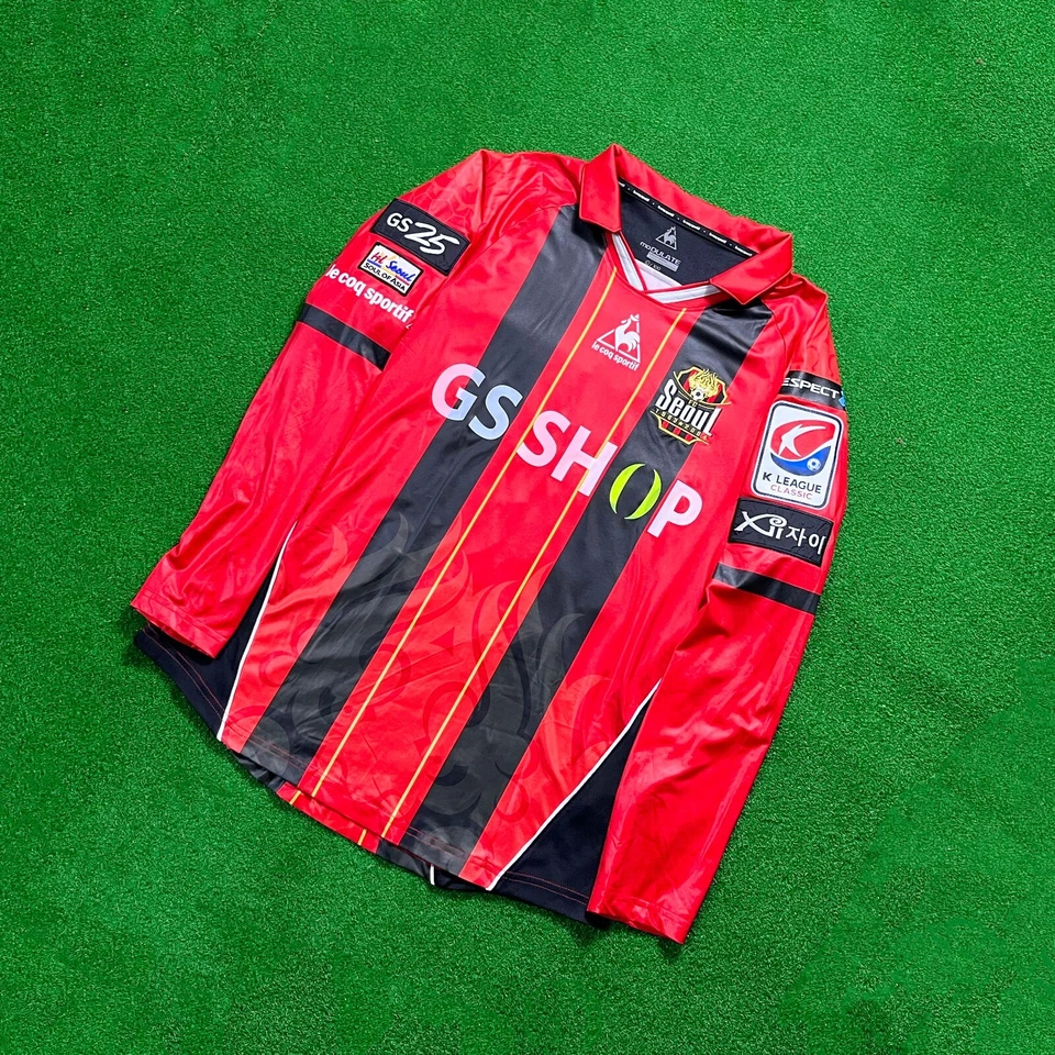 Maillot de football Le Coq Sportif 2013 FC Séoul Home Jersey Player Issue man... - Photo 3/4