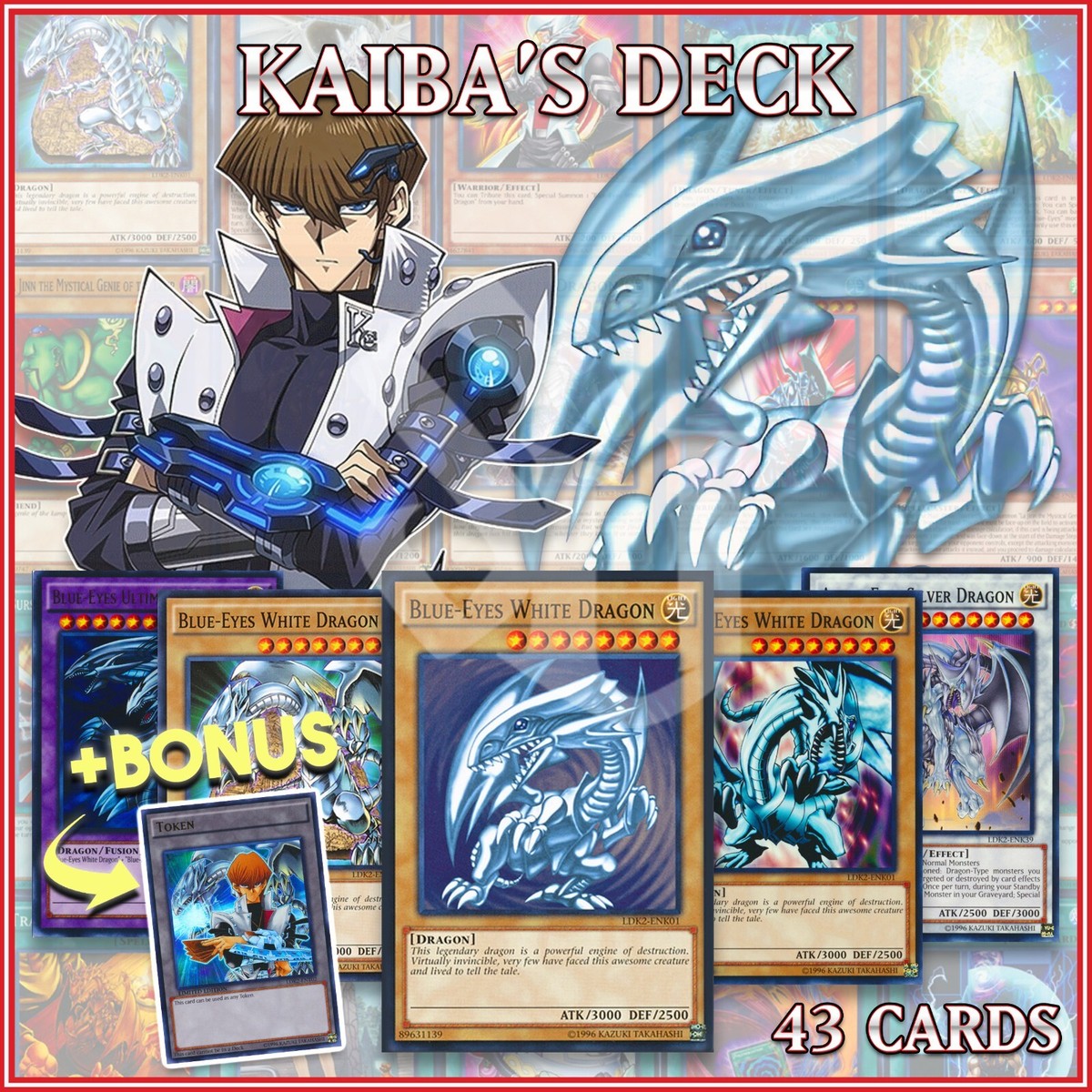 yugioh best kaiba deck Yu-Gi-Oh! TCG: Collectors Box : Toys & Games 1 Beginners Guide KAIBA'S BLUE-EYES DECK 43 |