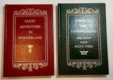 Carroll ALICE’S ADVENTURES IN WONDERLAND & THROUGHT THE LOOKING GLASS 2 Volumes