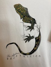 Vintage Los Algodones Mexico Geico T-Shirt Single Stitch Adult 2XL White