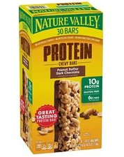 Nature Valley Peanut Butter Dark Chocolate Protein Chewy Bars 30 pk