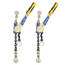 5/16-3/8in Ratcheting Chain Load Binder,Heavy Duty Tie Down Ratchet Load Binder