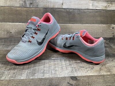 Nike Golf Shoes Lunar Cypress 652522-003 Men s 8 Gray Golf Cleats Shoes GUC Read