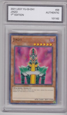 2021 LED7 YU-GI-OH! JINZO 1st Edition #38 - Graded Authentic (PSA) | eBay