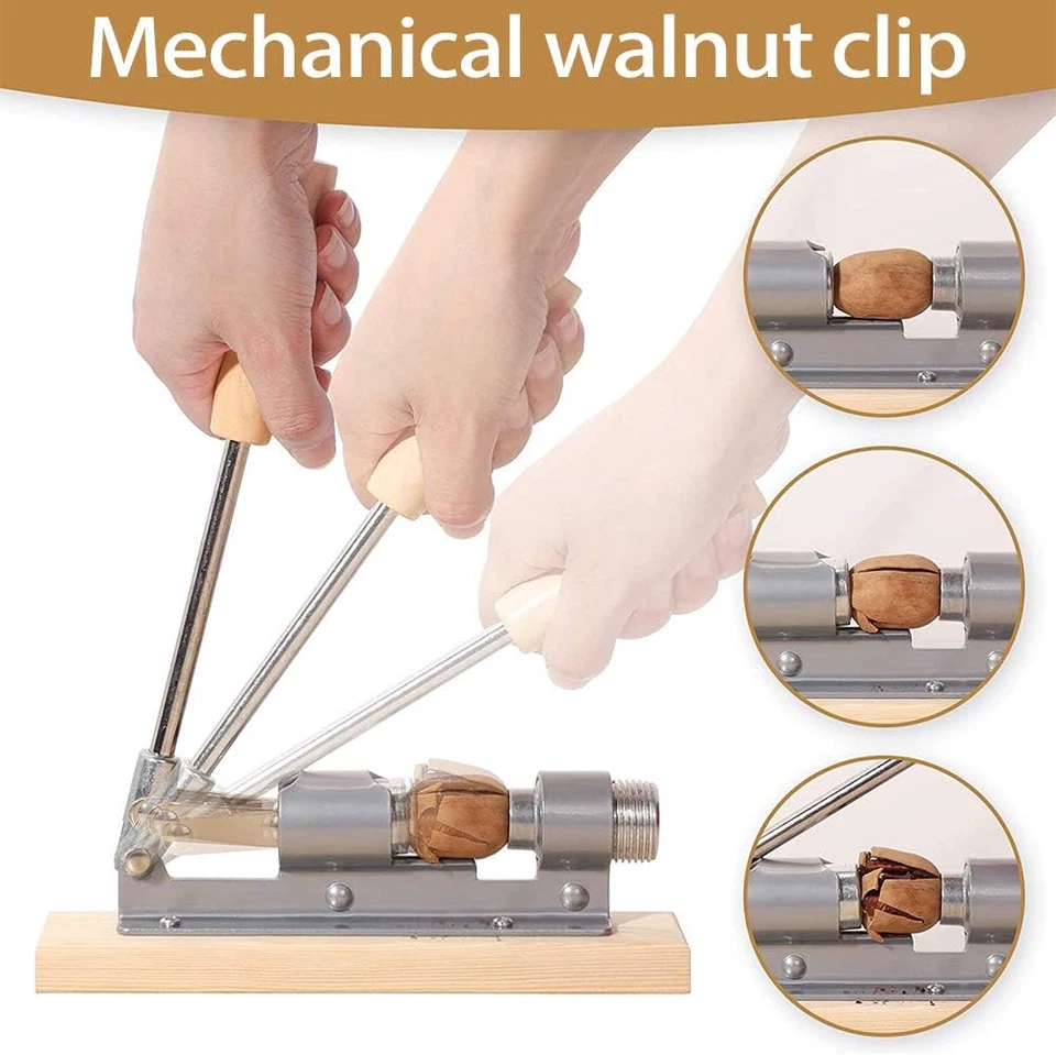 Abridor de alicates para cascanueces de nueces pecanas de alta resistencia - Image 4 of 4