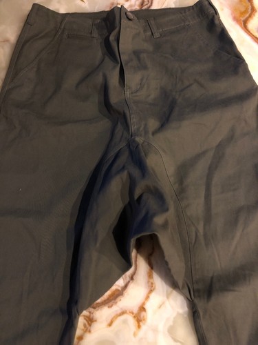 NWT $280 OAK DROPPED TAPER PANT FATIGUE OLIVE GREEN M - Picture 7 of 12