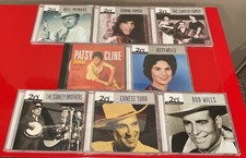 Classic Country-8 CD Lot-Carter Family,Fargo,Monroe,Tubb,Wells,Stanley,Wills