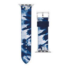 NEW TORY BURCH Tie-Dye Band for Apple Watch Leather, 38   40 MM TBS0042