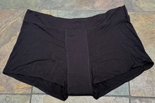 Bambody Plus Size 13 Black Boxer sleep shorts Period Absorbtion panties NWOT