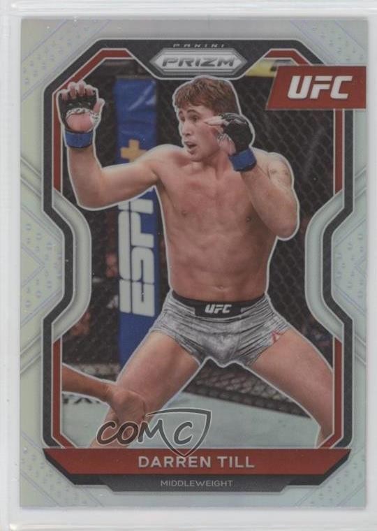 2021 Panini Prizm UFC Silver Prizm Darren Till #80 mr1