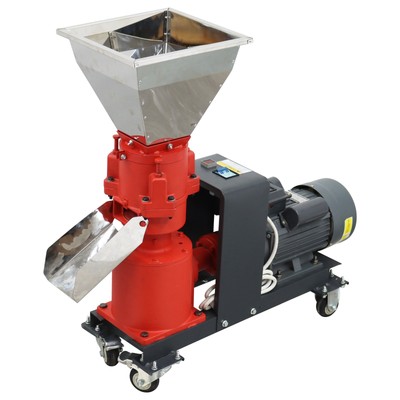 Farm Animals Feed Pellet Mill Machine 8mm 220V Feed Pelletizer Granulator 3500W