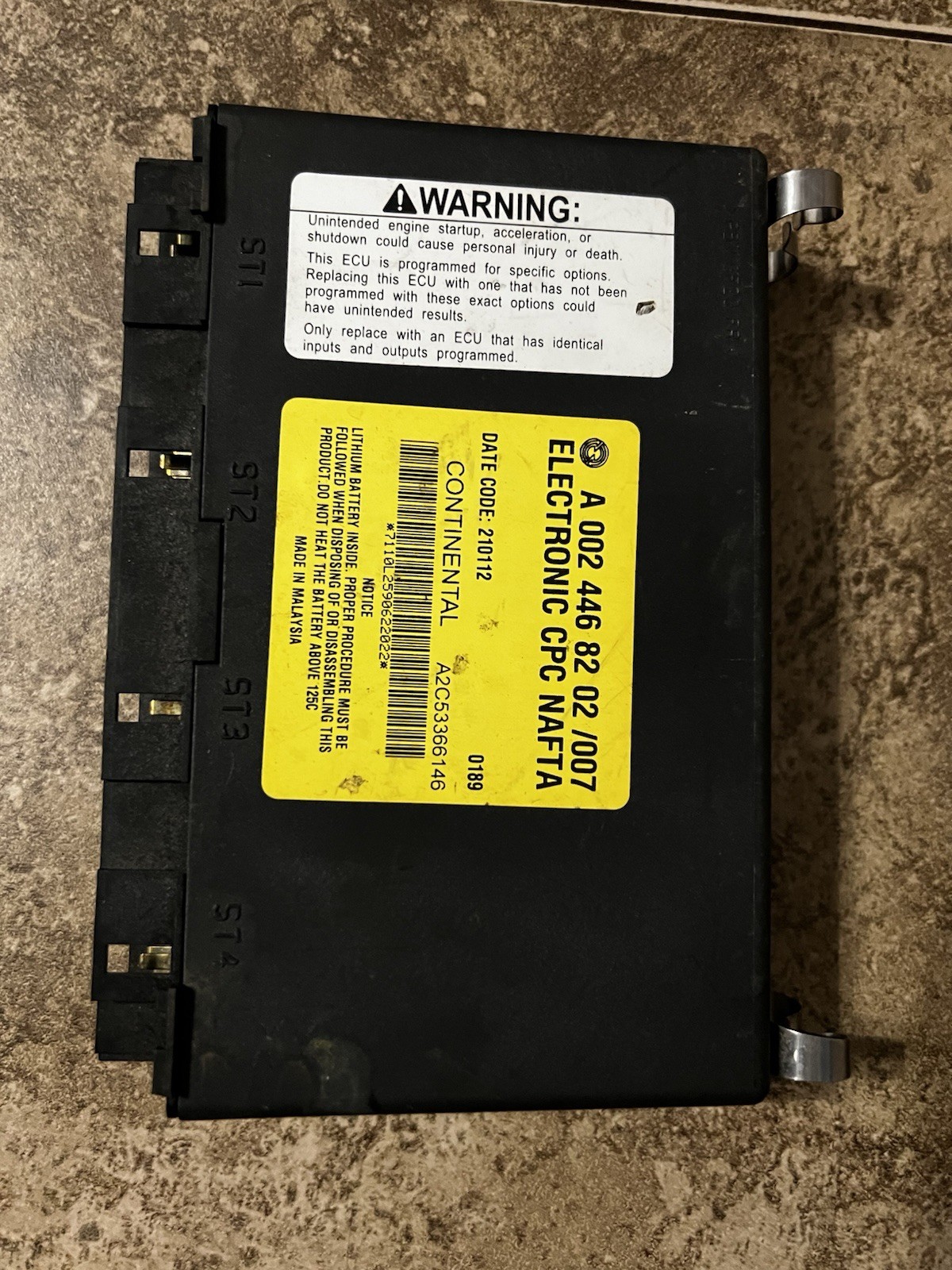 Freightliner Electronic CPC NAFTA A 002 446 82 02 / 007 Continental ...