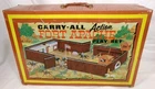 Vintage Fort Apache 1960's Marx Carry-All Action Playset Figures Horses Parts