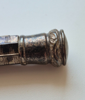 900er Silber Graf Faber Castell Drehbleistift, -alt- punziert, fein ziseliert