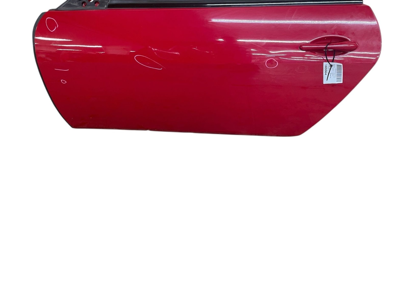2008-2016 MASERATI GRANTURISMO 4.7L RWD FRONT LEFT DOOR W/ GLASS ROSSO TRIONFALE