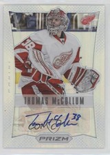 2012-13 Panini Rookie Anthology Prizm Auto Thomas McCollum #33 Auto in3