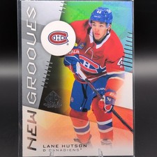 Upper Deck SP Game Used New Grooves Lane Hutson NG-9 Montreal Canadiens 2024-25