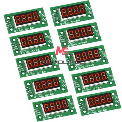 1/5/10PCS DC4-40V 0-9999 Digital Counter Module With Power Cut Memory Function