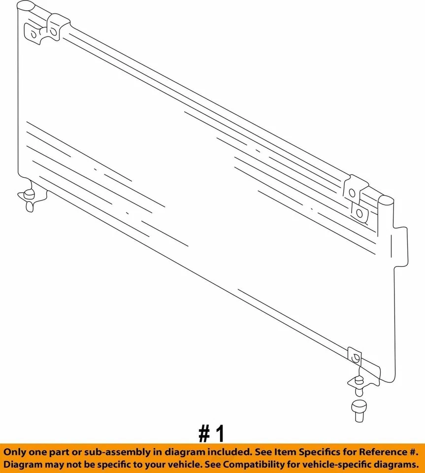 AC Condenser Fits 97-01 IMPREZA 4284988 - Image 3 of 3