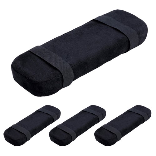  4 Stück Armlehnenkissen: Weicher Armlehnenpolsterbezug für Ellenbogen - Klappstuhl - Bild 1 von 12