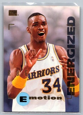 Carlos Rogers 32 1994-95 SkyBox E-Motion RC Rookie Golden State Warriors Card
